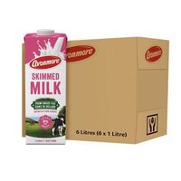 avonmore 艾恩摩尔 脱脂纯牛奶 1L*6盒 *2件