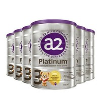 补贴购、银联爆品日：a2 艾尔 Platinum 白金版 婴幼儿奶粉 3段 900g x 6罐装