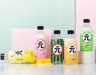 亲亲元气 苏打气泡水 4种口味 300ml*12瓶整箱