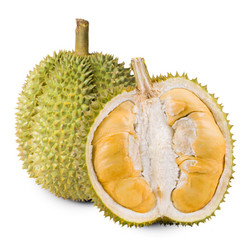 泰国进口甲仑榴莲 1个装约2.5-3kg 新鲜水果