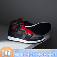 耐克（NIKE） Air Jordan1 AJ 1 GS青少年女款篮球鞋 575441 黑丝绸575441-060 39