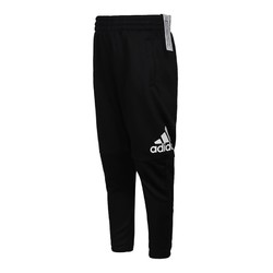 adidas kids阿迪达斯 训练 男小童 小童针织长裤 黑 BP9332