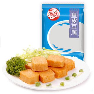 海欣 鱼皮豆腐 2.5kg 约170个 餐饮商务装 火锅食材 烧烤食材 *5件