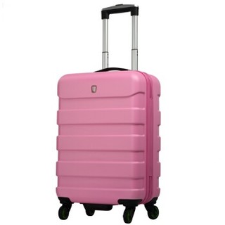 爱华仕 （OIWAS） 拉杆箱 万向轮拉杆箱ABS+PC拉杆行李箱 男女登机休闲旅行箱 24寸 6130U 粉色