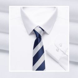 春季纯棉白衬衫男长袖工装韩版修身商务牛津纺青年黑色职业衬衣寸