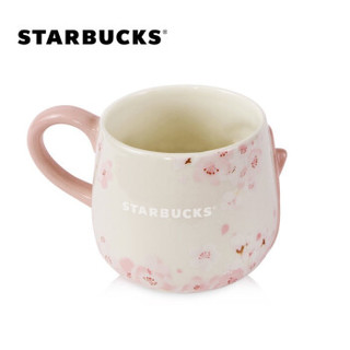 STARBUCKS 星巴克 陶瓷创意马克杯 猫咪拥樱款 355ml