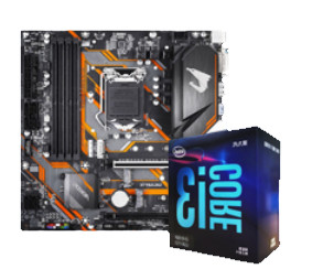 GIGABYTE 技嘉 B365M AORUS ELITE 主板+i3-9100F CPU 板U套装