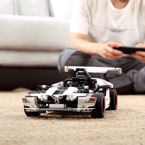 小米智能积木公路赛车电动赛车遥控汽车模充玩具儿童男孩车