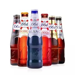 科伦伯1664 精酿啤酒1664白啤 250ml*6瓶 *7件