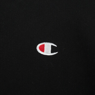 Champion 男士logo连帽卫衣 GF68-Y07985 黑色 XS