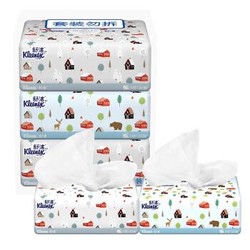 Kleenex 舒洁 抽纸纸巾 北欧系列软抽纸抽3层120抽*3包（小规格） *14件