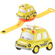 儿童小汽车声光感应手表玩具车  黄色
