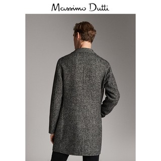 Massimo Dutti 02401301802 男式羊毛混纺大衣