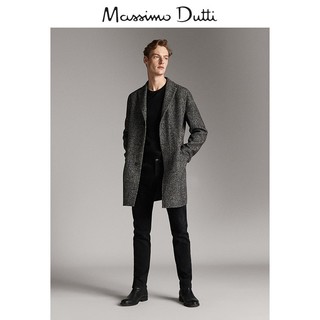 Massimo Dutti 02401301802 男式羊毛混纺大衣