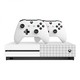 微软（Microsoft）Xbox One S 1TB游戏机双手柄套装（白色）