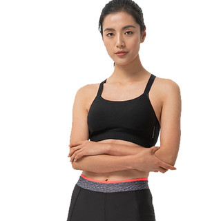 DECATHLON 迪卡侬 FICU 女士运动内衣 8397031 时尚黑 XS