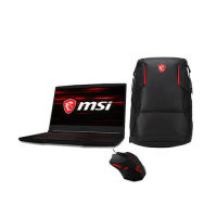 银联专享：msi 微星 GF63 15.6英寸游戏本（i5-9300H、8GB、512GB、GTX1650 Max-Q 4G）+背包+鼠标