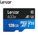 雷克沙（Lexar）128GB TF（MicroSD）存储卡 U3 A1 读100MB/s