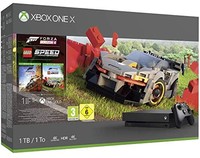 中亚Prime会员： Microsoft 微软 Xbox One X 游戏主机+《地平线4》+《乐高竞速》
