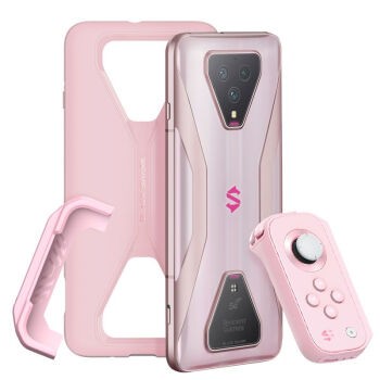 BLACK SHARK 黑鲨 游戏手机3 4G版 智能手机 12GB+256GB 全网通 璀璨粉手柄套装版