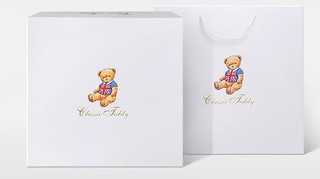 CLASSIC TEDDY 精典泰迪 儿童休闲短袖T恤 TMT029M10153035 番茄红 100cm