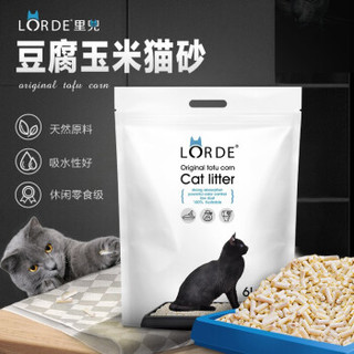 LORDE 里兜 豆腐猫砂mini款 除臭易结团低尘猫咪用品 2kg