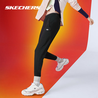 SKECHERS 斯凯奇 女士运动长裤 L220W163-0018 碳黑 S