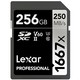 Prime会员：Lexar 雷克沙 Professional 1667x SD存储卡 256GB（UHS-II、U3）