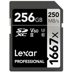 Lexar 雷克沙 Professional 1667x 256GB SDXC UHS-II 存储卡