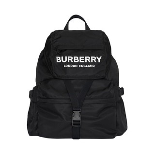 BURBERRY 博柏利 女士徽标印花尼龙双肩背包