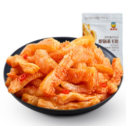 来伊份 素香辣味美食休闲零食美味小吃 炝锅素毛肚156g *12件