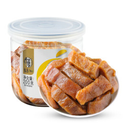 华味亨 酸甜蜜饯话梅果肉果干休闲零食 九制酱芒果200g/罐 *11件