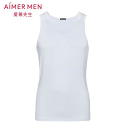 AIMER MEN 爱慕先生 NS11S11 男士莫代尔背心 *4件