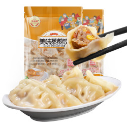 美粮坊 蒸饺鲜肉玉米蔬菜蒸煎饺速食装 1000g