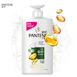 潘婷氨基酸洗发露丝质顺滑1000ml(柔顺 光泽 防干枯 新老包装随机发货) *2件