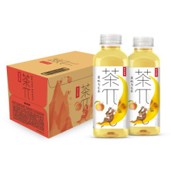 农夫山泉 茶π(茶派)茶饮料 蜜桃乌龙茶500ml*15瓶 整箱装(新版) *3件