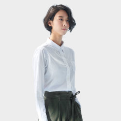 lativ诚衣 女士柔棉长袖衬衫