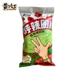 黄飞红 麻辣休闲零食花生辣椒圈呼辣圈儿孜然味105g *12件