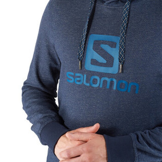 Salomon 萨洛蒙 LOGO HOODIE 41841151999 男士抓绒卫衣