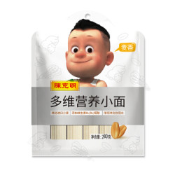 陈克明面条 多维营养小面 儿童挂面 添加维生素麦香原味营养儿童面280g *22件