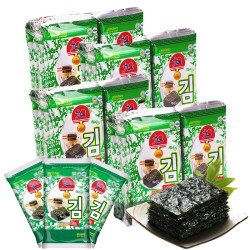 九日 迷你海苔儿童即食海苔 64g *2件