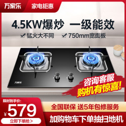 Macro/万家乐 K461B 燃气灶嵌入台式燃气双灶煤气灶液化天然气灶