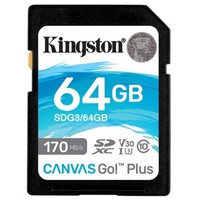 Kingston 金士顿 SDG3 U3 V30 极速版 SD存储卡 64GB 读速170MB/s