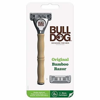 Bulldog Mens Skincare and Grooming Original Razors for Men With 2 Razor Blade Refills