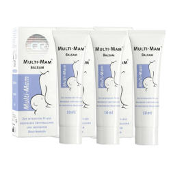 【3支装】MULTI MAM 乳木果+葵花精华乳头护理膏 专为哺乳期女性设计/适合干燥敏感肤质 10mlx3