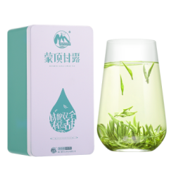 蒙顶山茶 2020年新茶 绿茶明前特级蒙顶甘露 80g铁盒装
