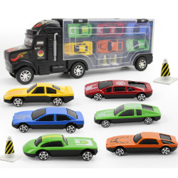 合金货柜车 儿童玩具车合金货柜车模型 入门级-6小车-(BA-639)