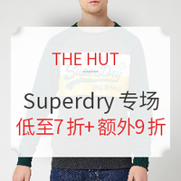 海淘活动：THE HUT 精选 Superdry 极度干燥品牌专场