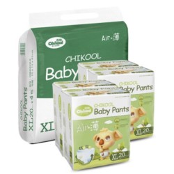 Chikool/ 奇酷 婴儿超薄拉拉裤 XL80片 送口罩 *2件