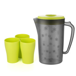 Beihe/贝合 大容量凉水壶 2200ml +三杯